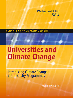 cover image of Universities and Climate Change